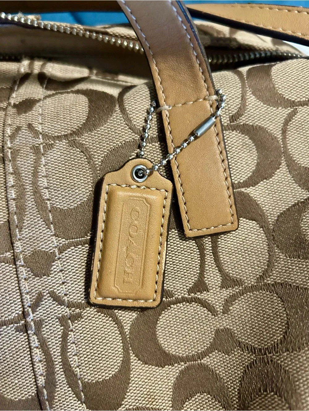 Vintage Coach Soho Signature Buckle Tote Bag-F13841 Y2K